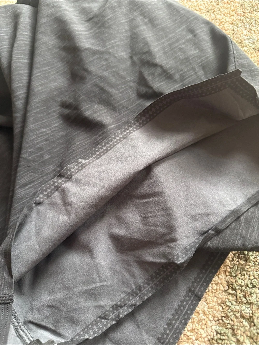 lululemon athletica Men's Black Athletic Shorts 6”inseam  Training Short size L